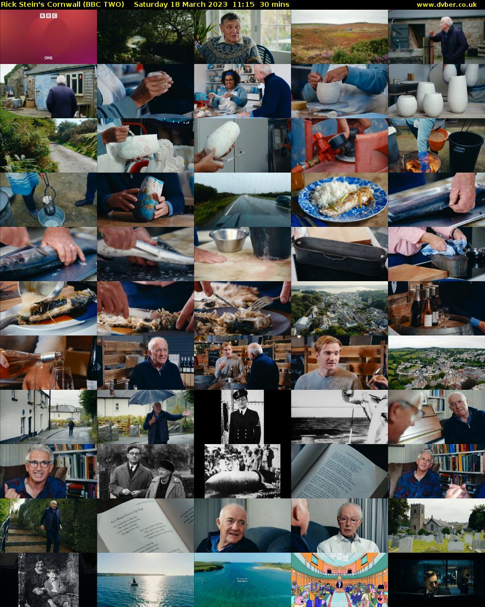 Rick Stein's Cornwall (BBC TWO) Saturday 18 March 2023 11:15 - 11:45