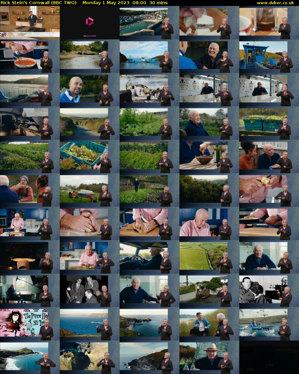 Rick Stein's Cornwall (BBC TWO) Monday 1 May 2023 08:00 - 08:30