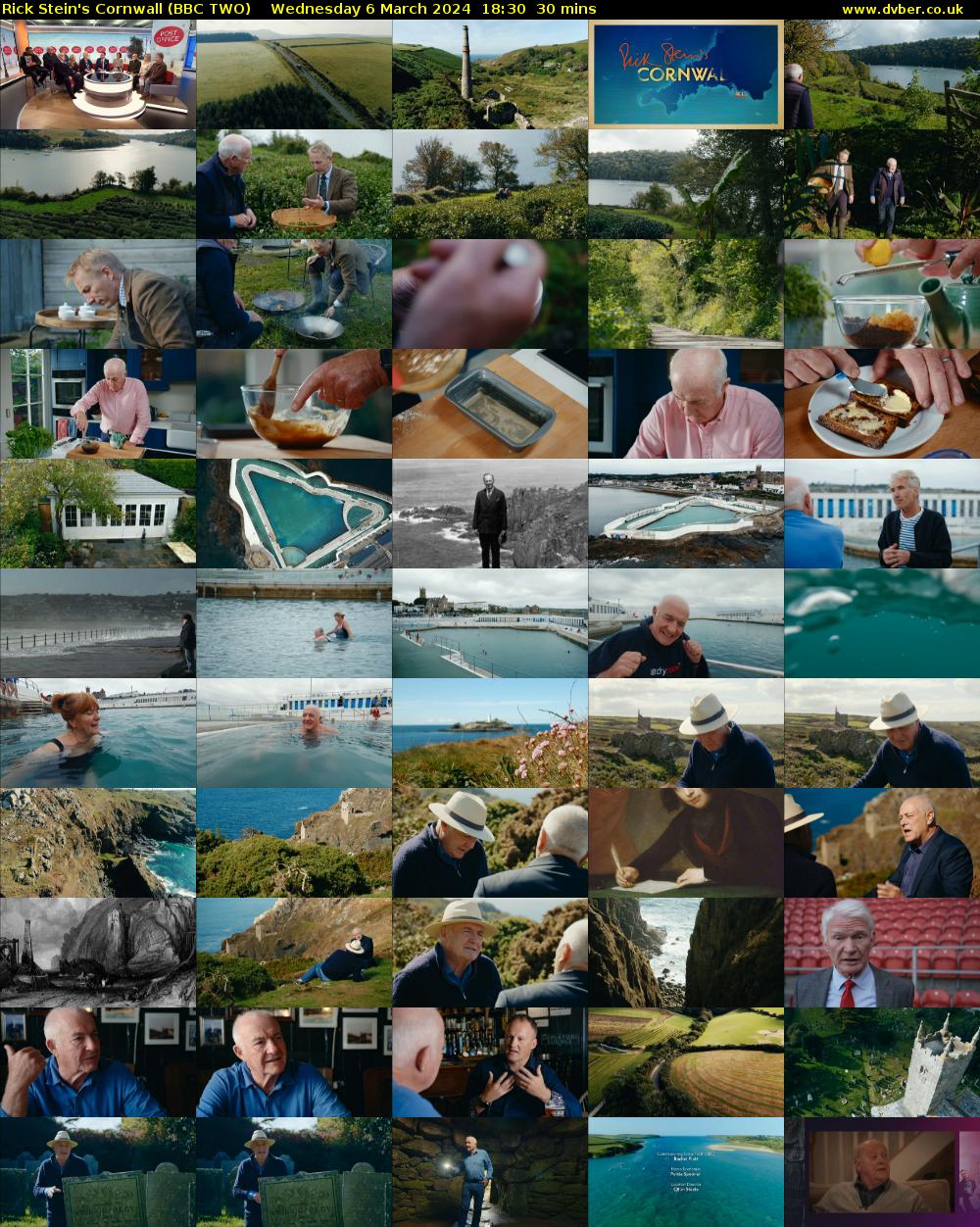 Rick Stein's Cornwall (BBC TWO) Wednesday 6 March 2024 18:30 - 19:00