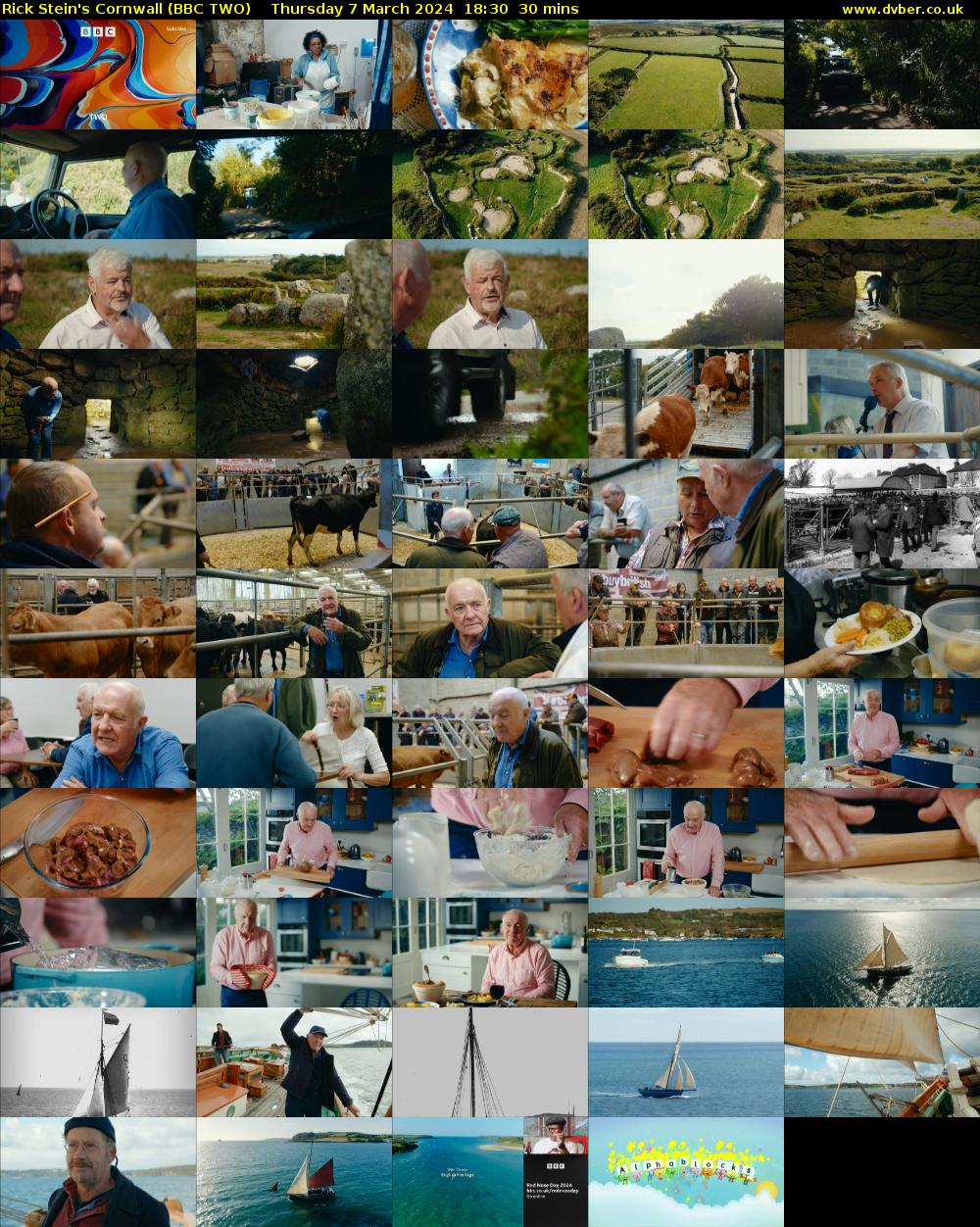 Rick Stein's Cornwall (BBC TWO) Thursday 7 March 2024 18:30 - 19:00