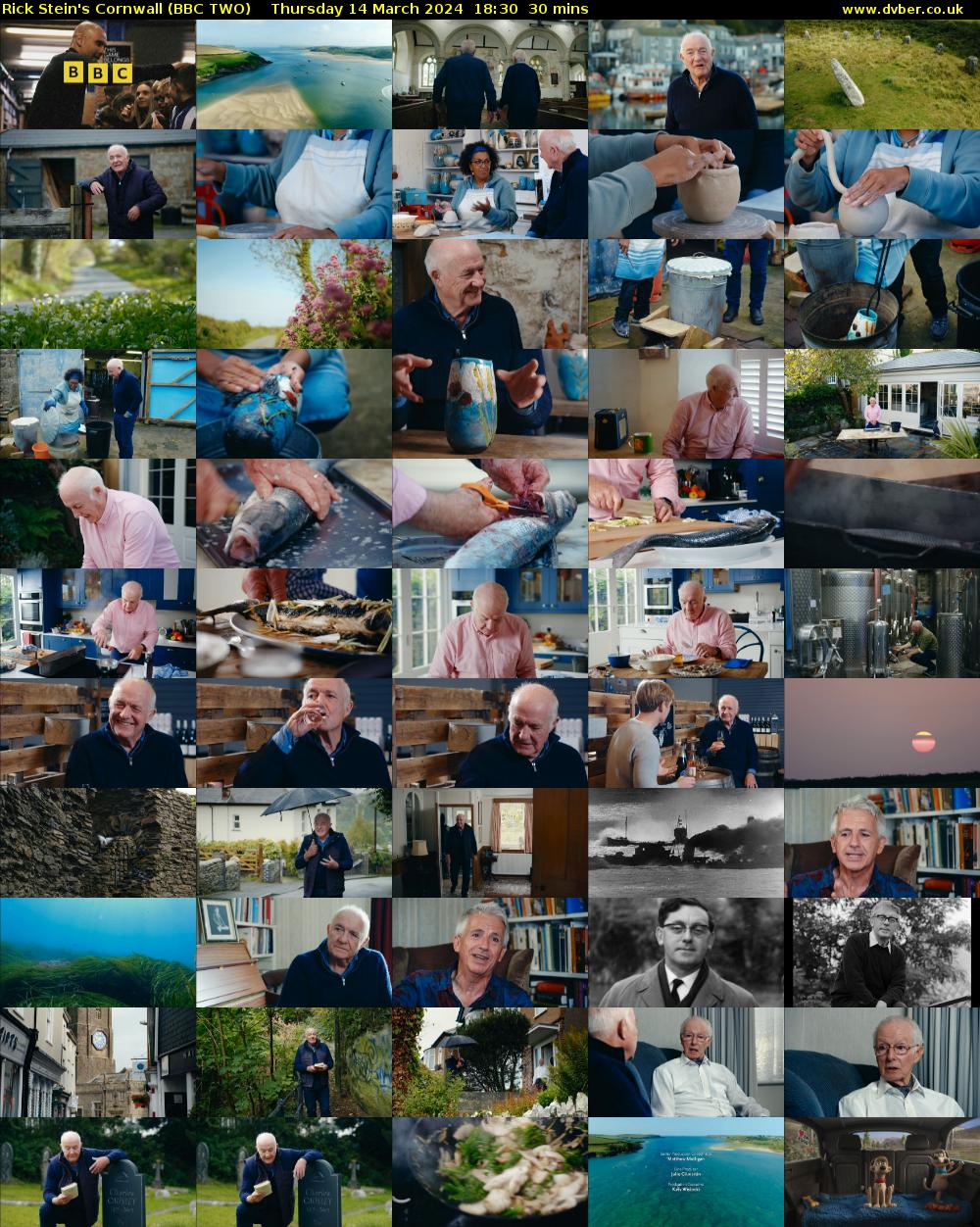 Rick Stein's Cornwall (BBC TWO) Thursday 14 March 2024 18:30 - 19:00