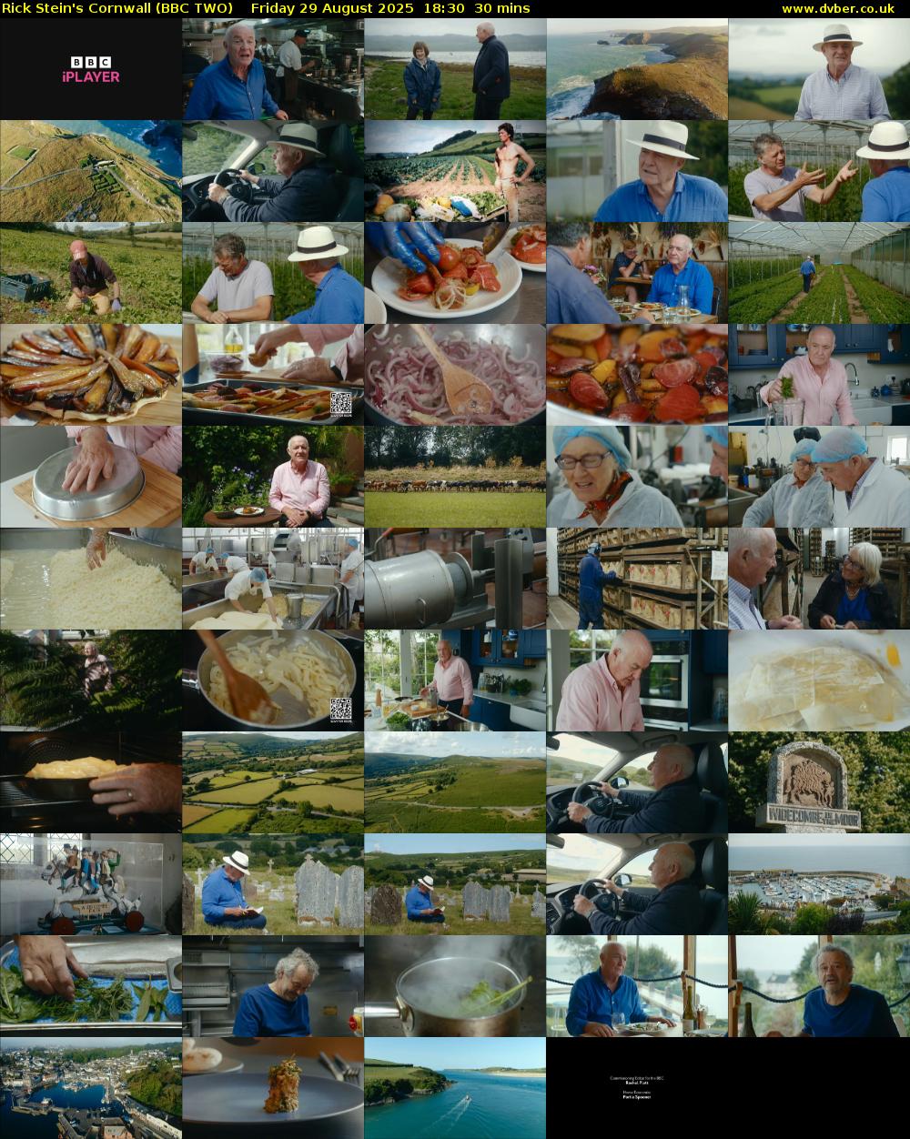 Rick Stein's Cornwall (BBC TWO) Friday 29 August 2025 18:30 - 19:00