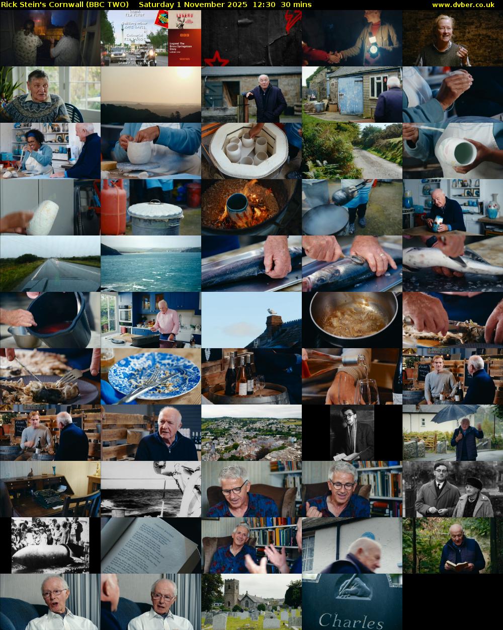 Rick Stein's Cornwall (BBC TWO) Saturday 1 November 2025 12:30 - 13:00