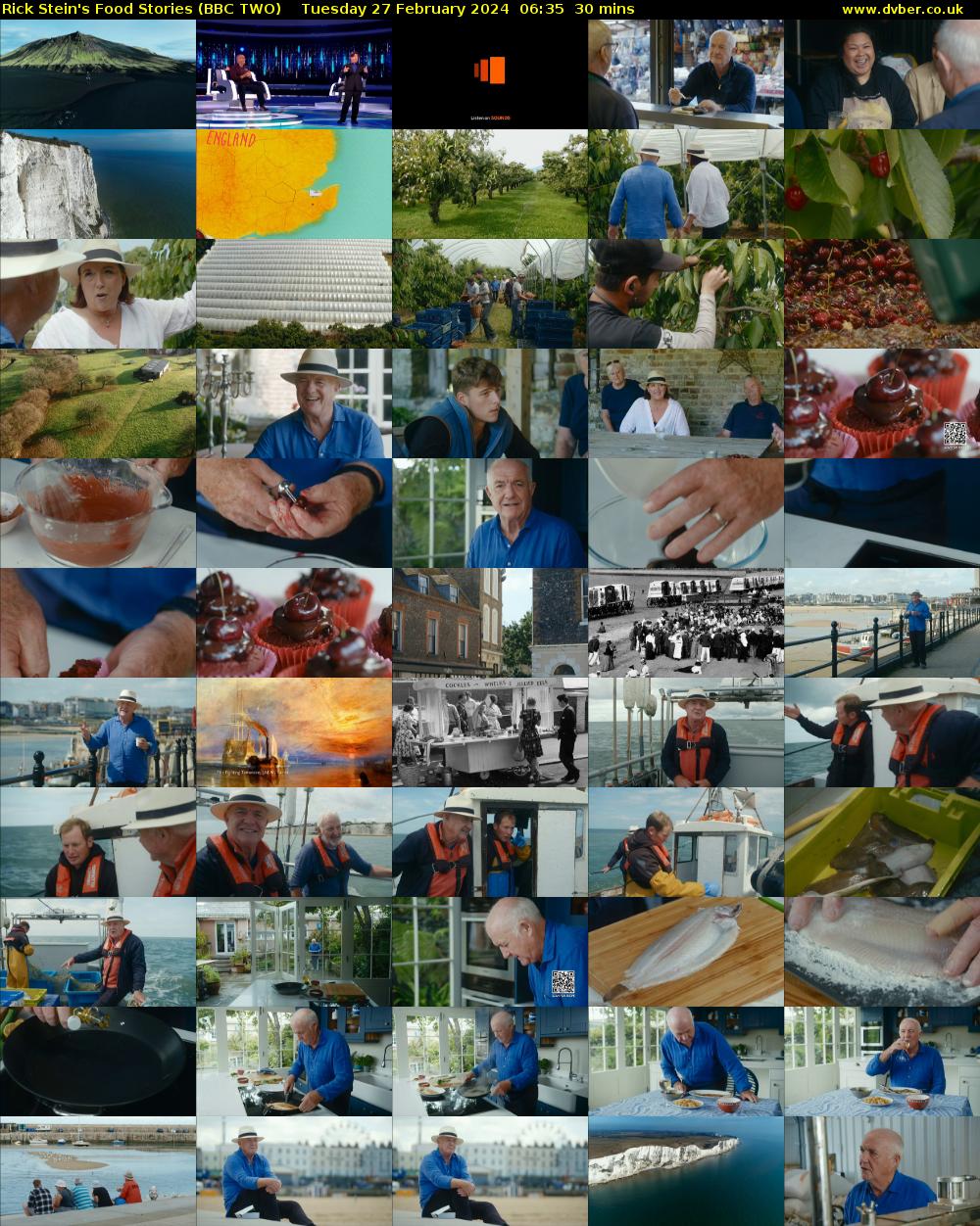 Rick Stein's Food Stories (BBC TWO) Tuesday 27 February 2024 06:35 - 07:05