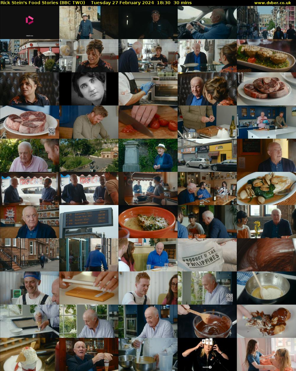 Rick Stein's Food Stories (BBC TWO) Tuesday 27 February 2024 18:30 - 19:00