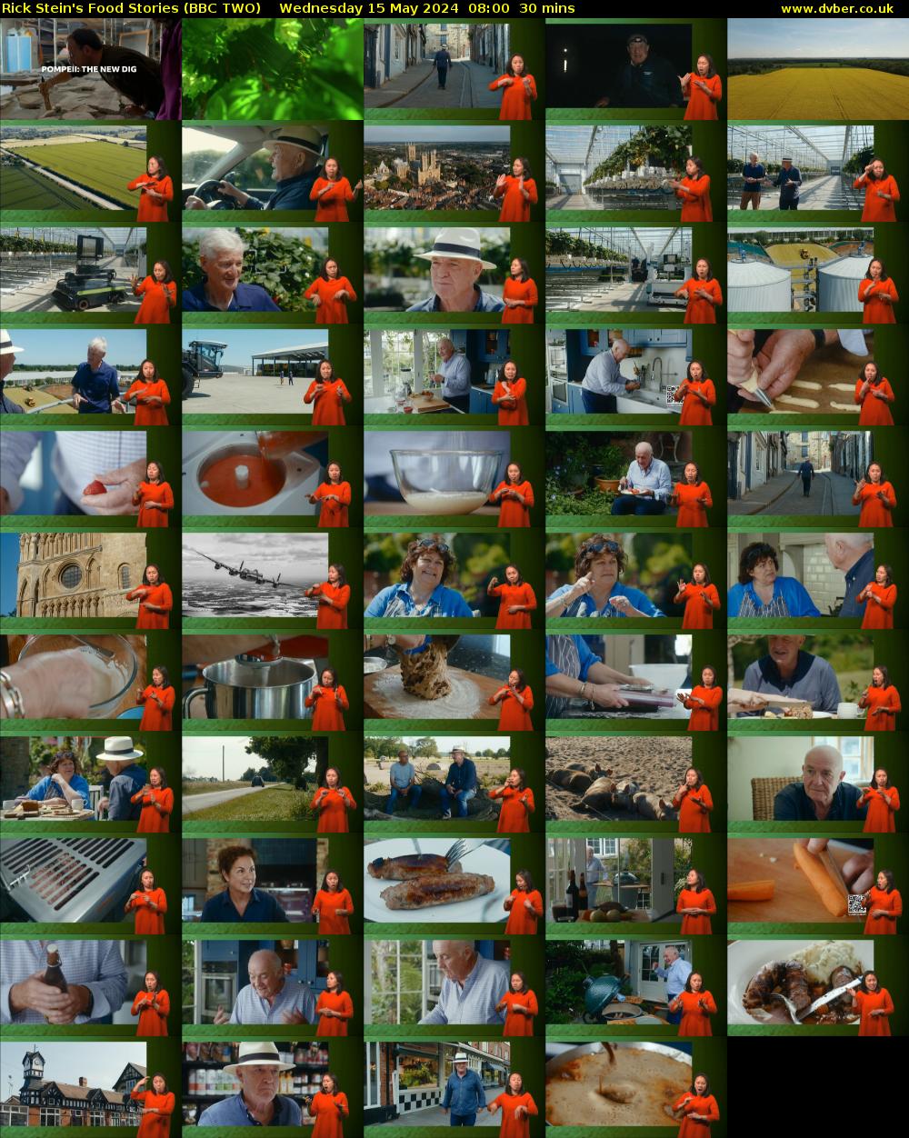 Rick Stein's Food Stories (BBC TWO) Wednesday 15 May 2024 08:00 - 08:30