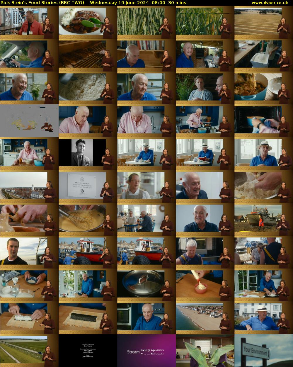 Rick Stein's Food Stories (BBC TWO) Wednesday 19 June 2024 08:00 - 08:30