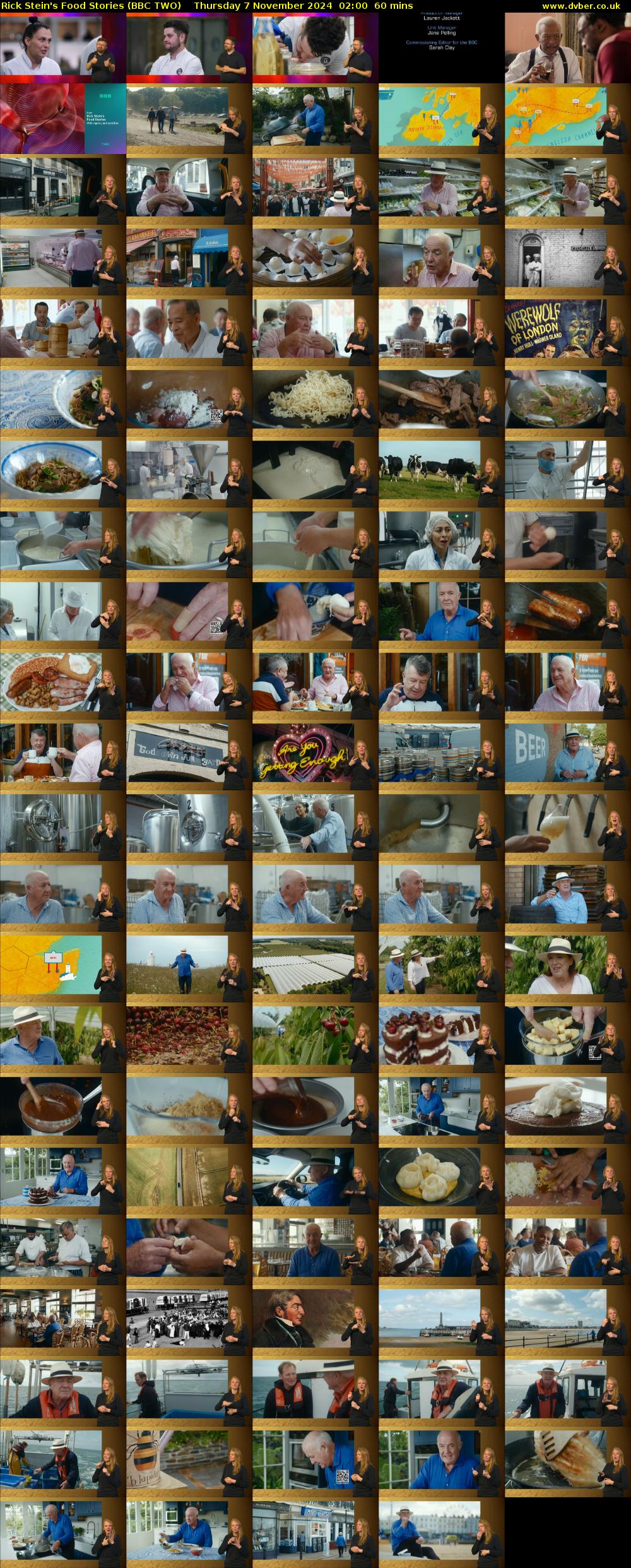 Rick Stein's Food Stories (BBC TWO) Thursday 7 November 2024 02:00 - 03:00