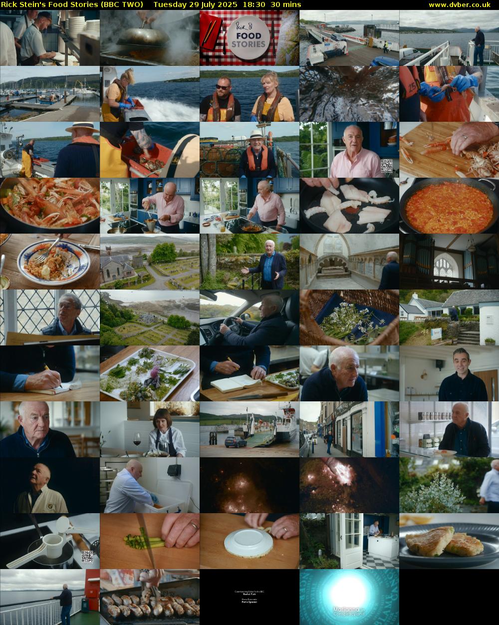 Rick Stein's Food Stories (BBC TWO) Tuesday 29 July 2025 18:30 - 19:00