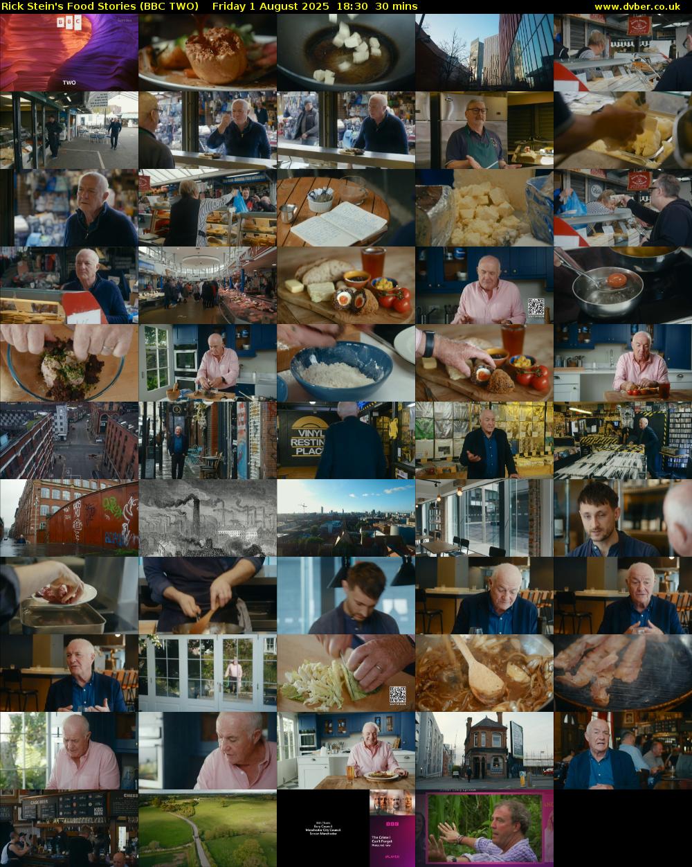 Rick Stein's Food Stories (BBC TWO) Friday 1 August 2025 18:30 - 19:00