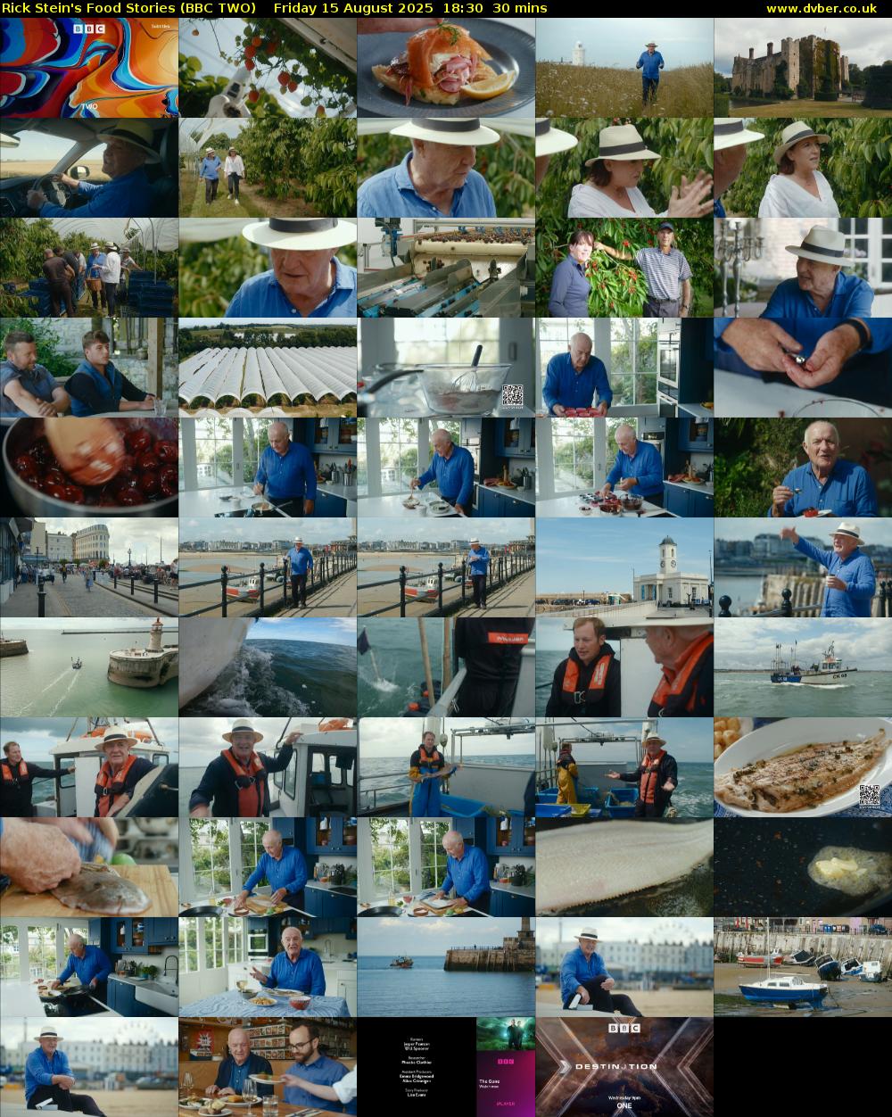 Rick Stein's Food Stories (BBC TWO) Friday 15 August 2025 18:30 - 19:00