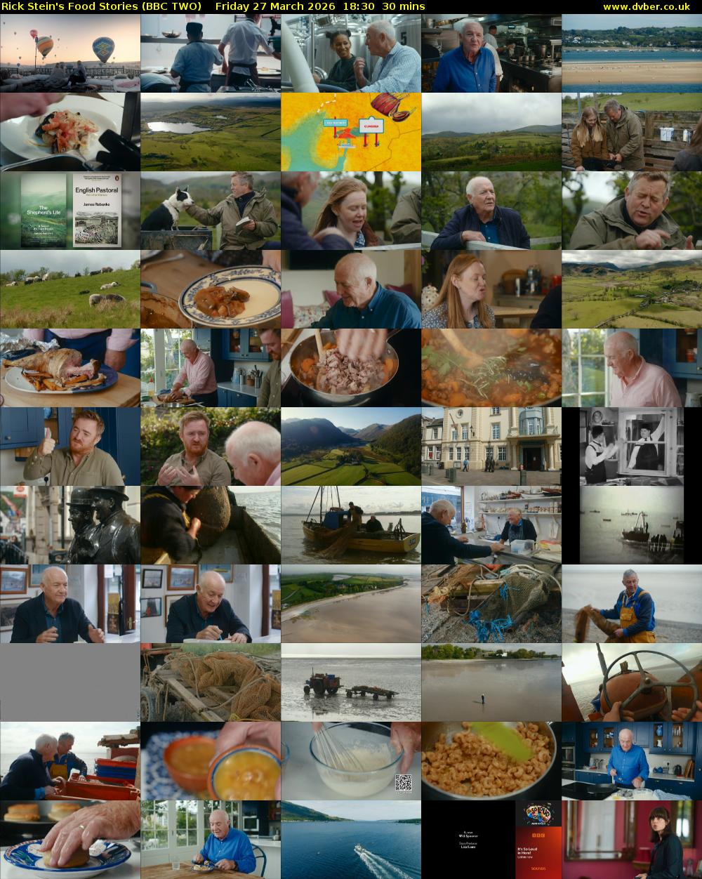 Rick Stein's Food Stories (BBC TWO) Friday 27 March 2026 18:30 - 19:00