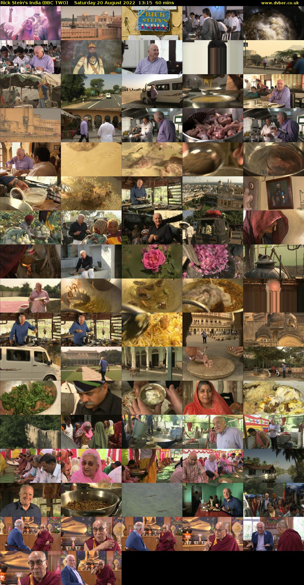 Rick Stein's India (BBC TWO) Saturday 20 August 2022 13:15 - 14:15