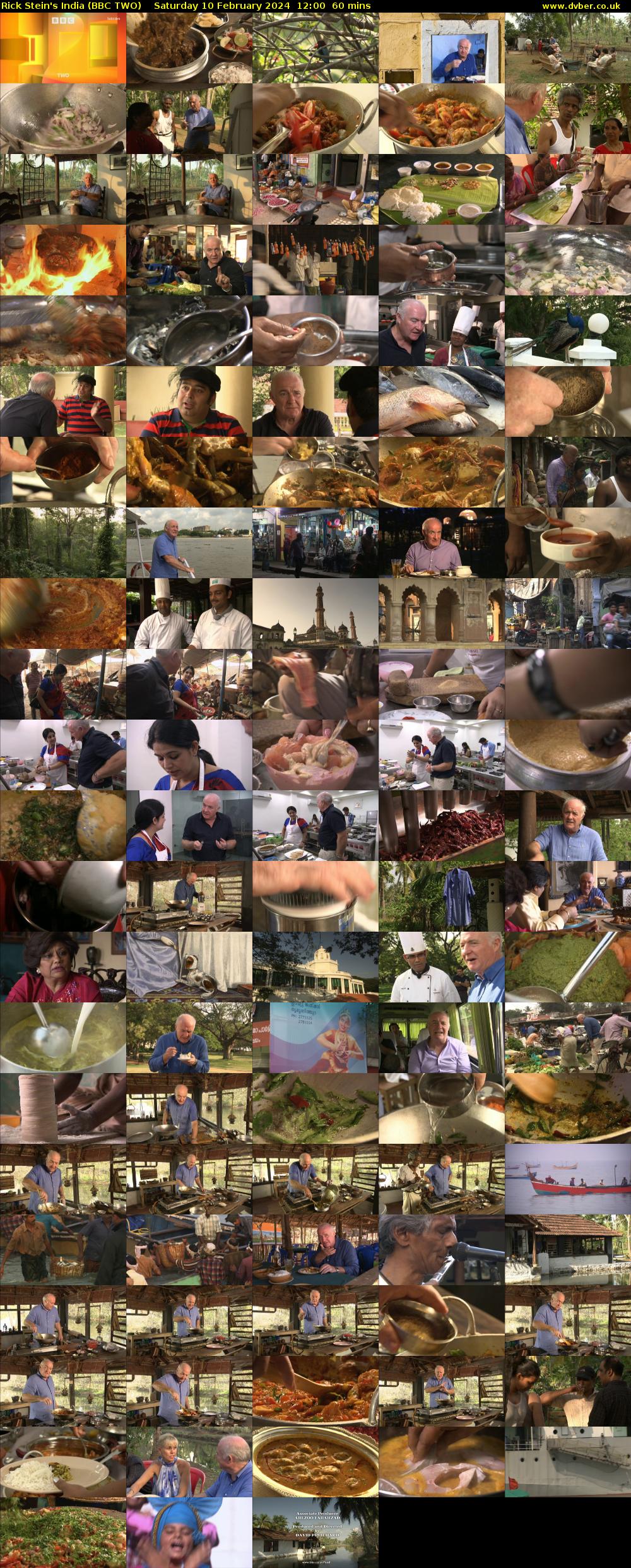 Rick Stein's India (BBC TWO) Saturday 10 February 2024 12:00 - 13:00