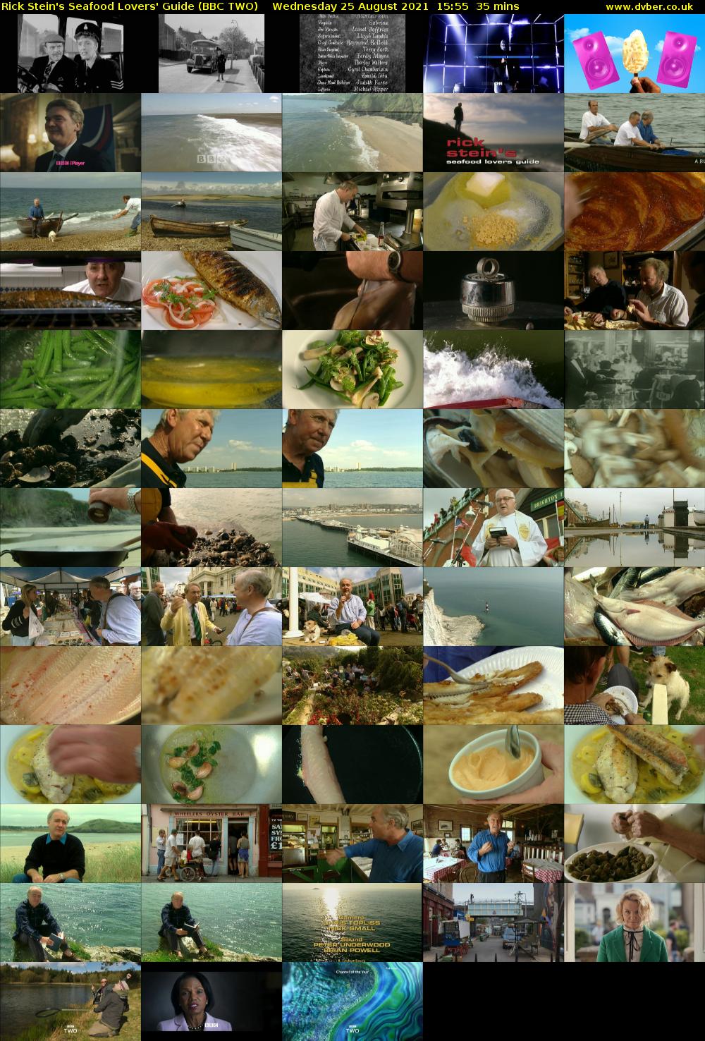 Rick Stein's Seafood Lovers' Guide (BBC TWO) Wednesday 25 August 2021 15:55 - 16:30
