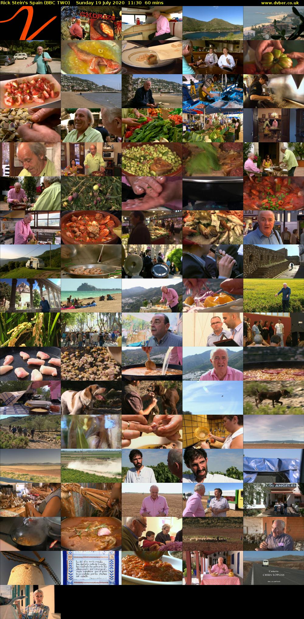 Rick Stein's Spain (BBC TWO) Sunday 19 July 2020 11:30 - 12:30