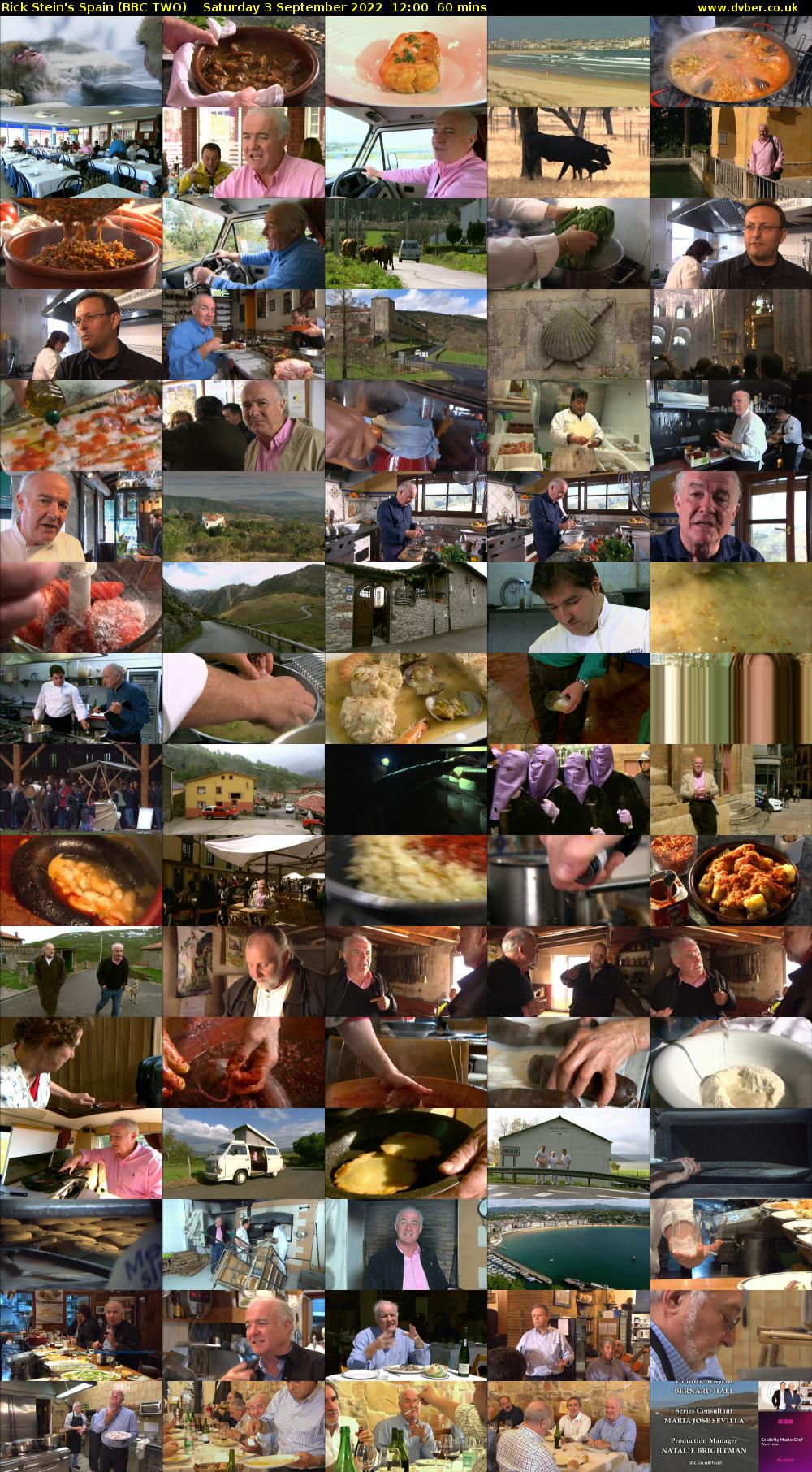 Rick Stein's Spain (BBC TWO) Saturday 3 September 2022 12:00 - 13:00