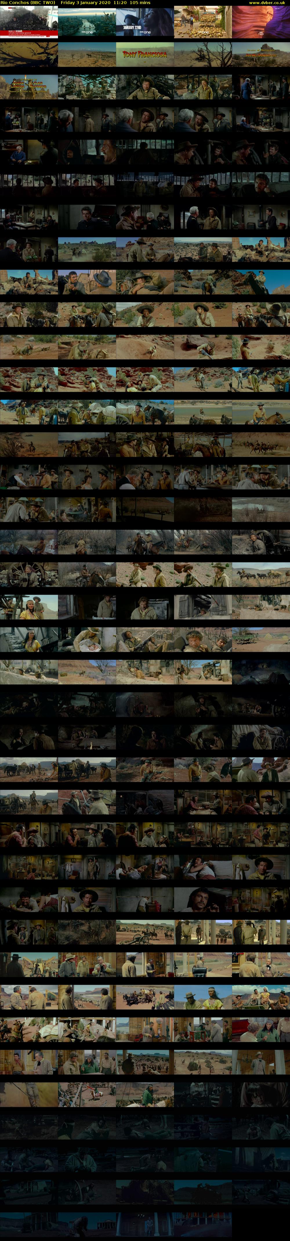 Rio Conchos (BBC TWO) Friday 3 January 2020 11:20 - 13:05