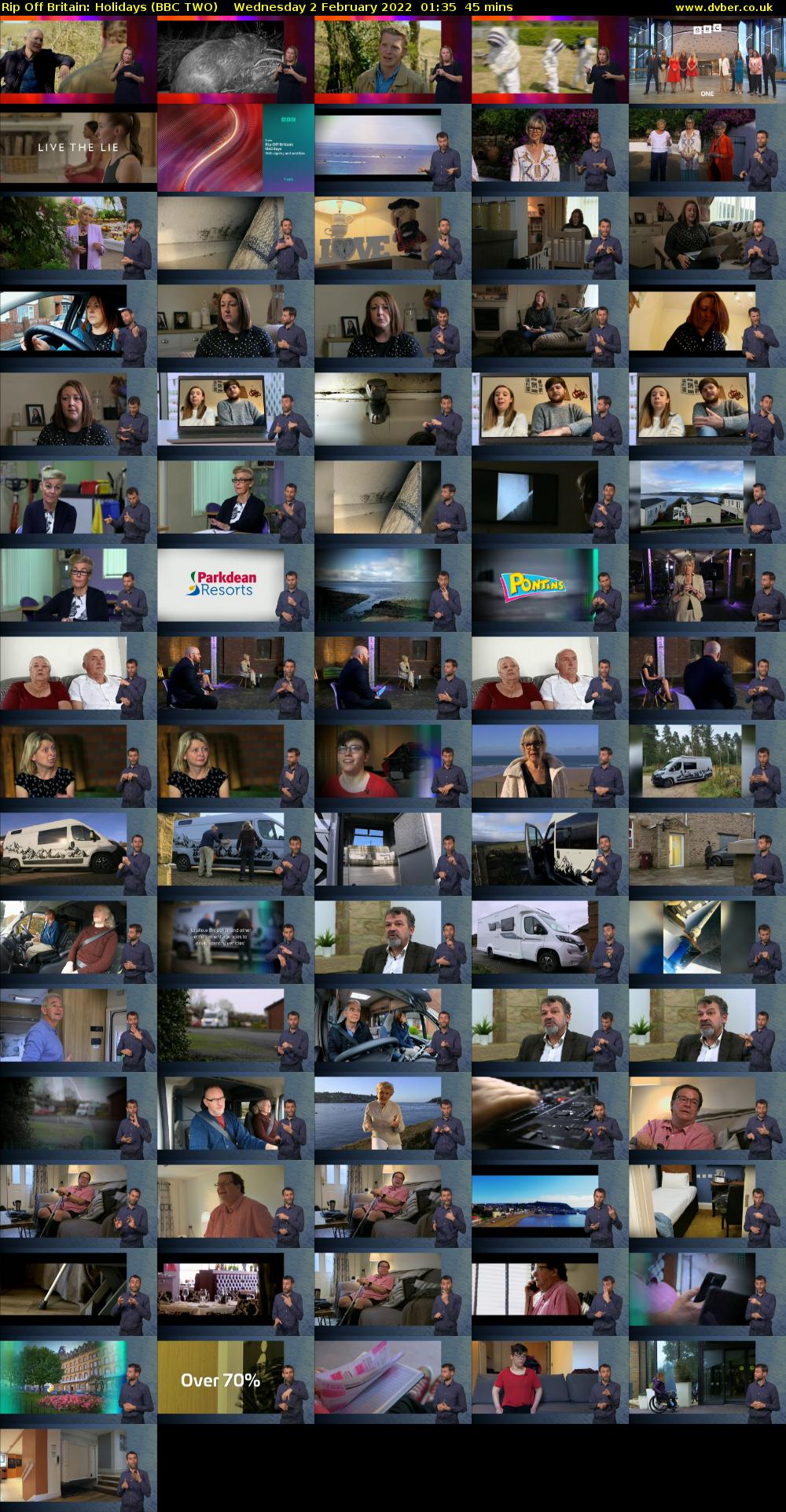 Rip Off Britain: Holidays (BBC TWO) Wednesday 2 February 2022 01:35 - 02:20