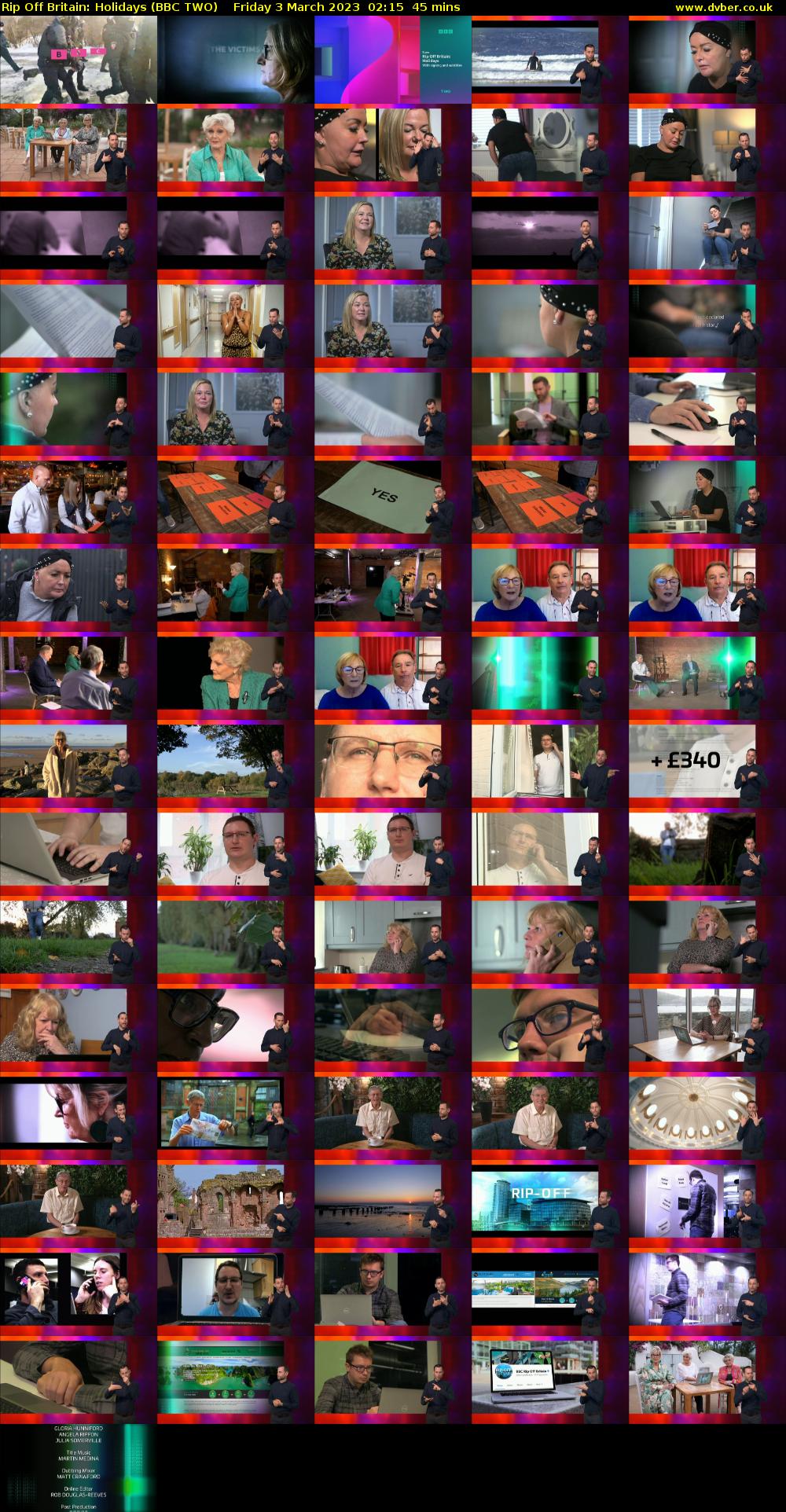Rip Off Britain: Holidays (BBC TWO) Friday 3 March 2023 02:15 - 03:00