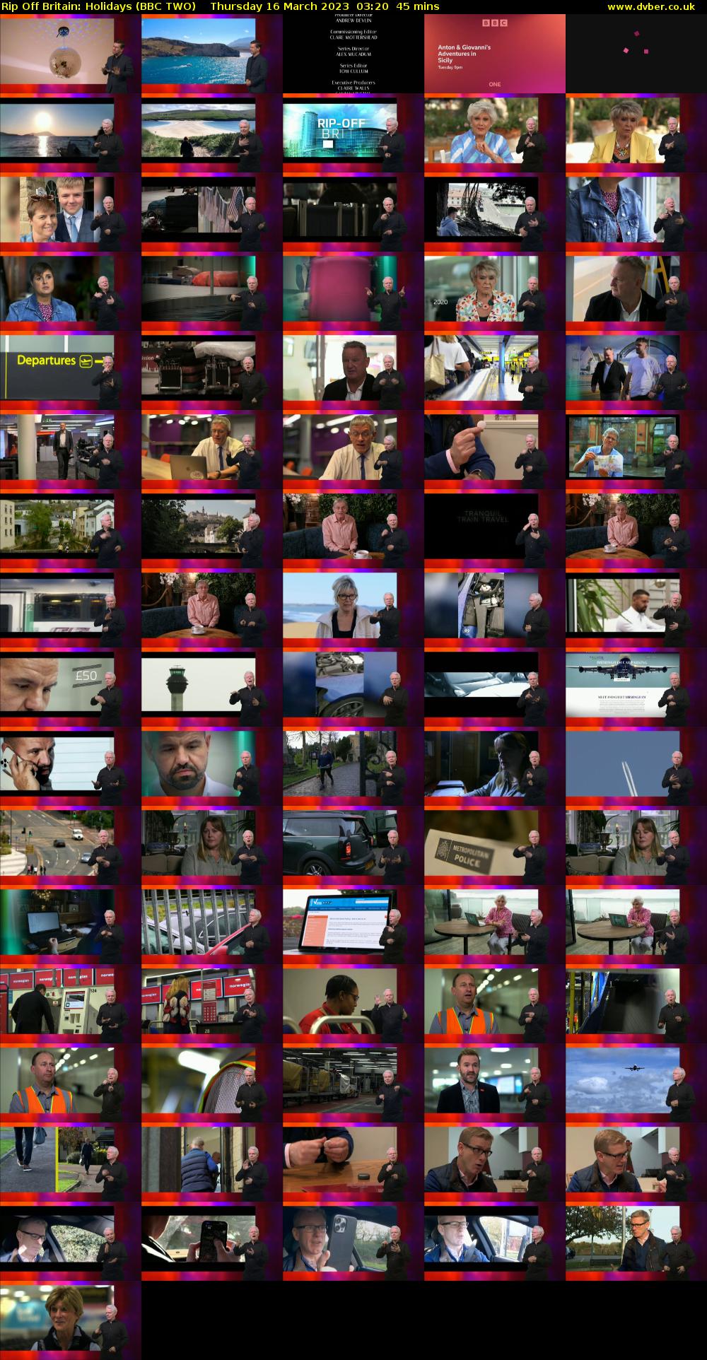 Rip Off Britain: Holidays (BBC TWO) Thursday 16 March 2023 03:20 - 04:05