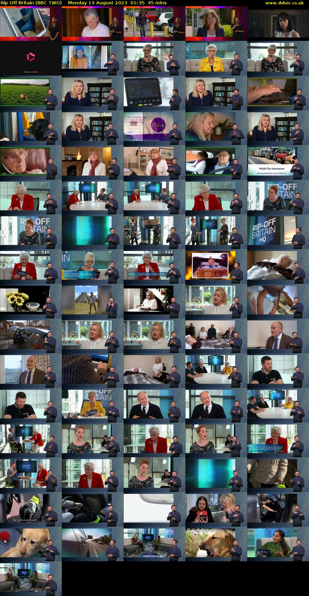 Rip Off Britain (BBC TWO) Monday 14 August 2023 01:35 - 02:20