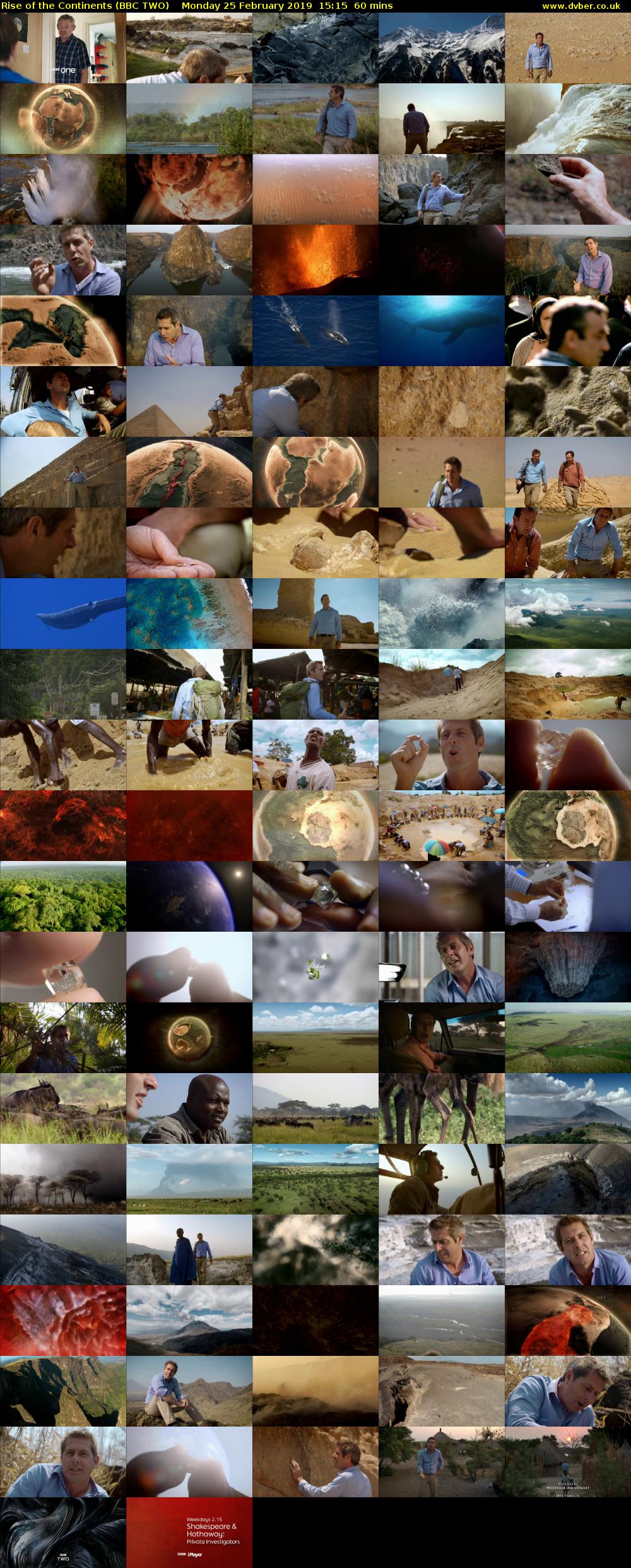 Rise of the Continents (BBC TWO) Monday 25 February 2019 15:15 - 16:15