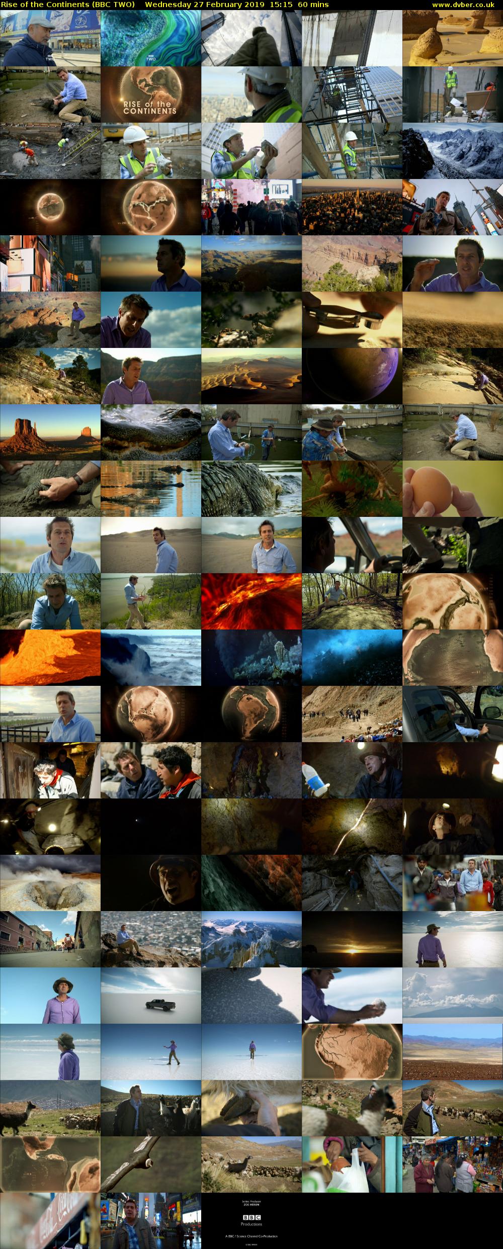 Rise of the Continents (BBC TWO) Wednesday 27 February 2019 15:15 - 16:15