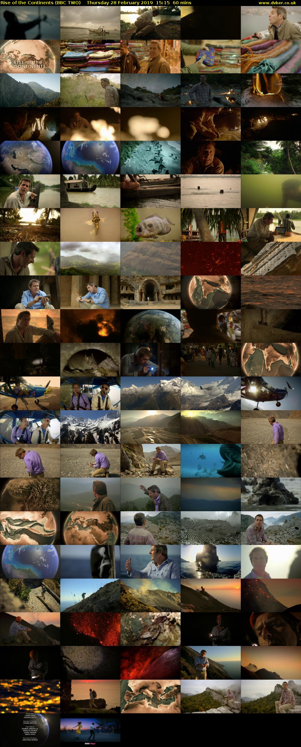 Rise of the Continents (BBC TWO) Thursday 28 February 2019 15:15 - 16:15
