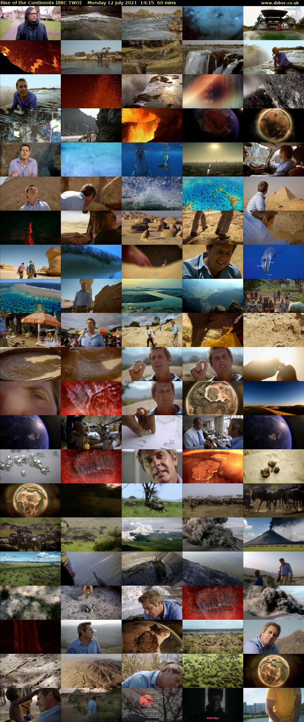 Rise of the Continents (BBC TWO) Monday 12 July 2021 14:15 - 15:15