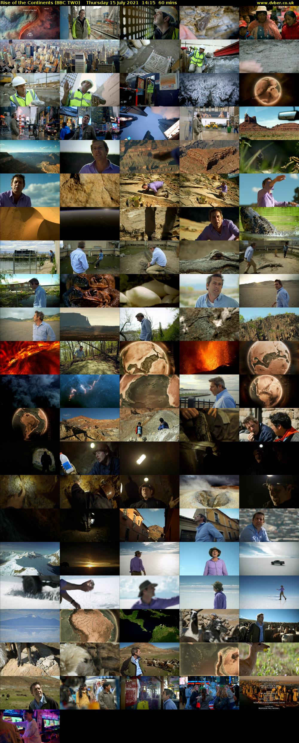 Rise of the Continents (BBC TWO) Thursday 15 July 2021 14:15 - 15:15