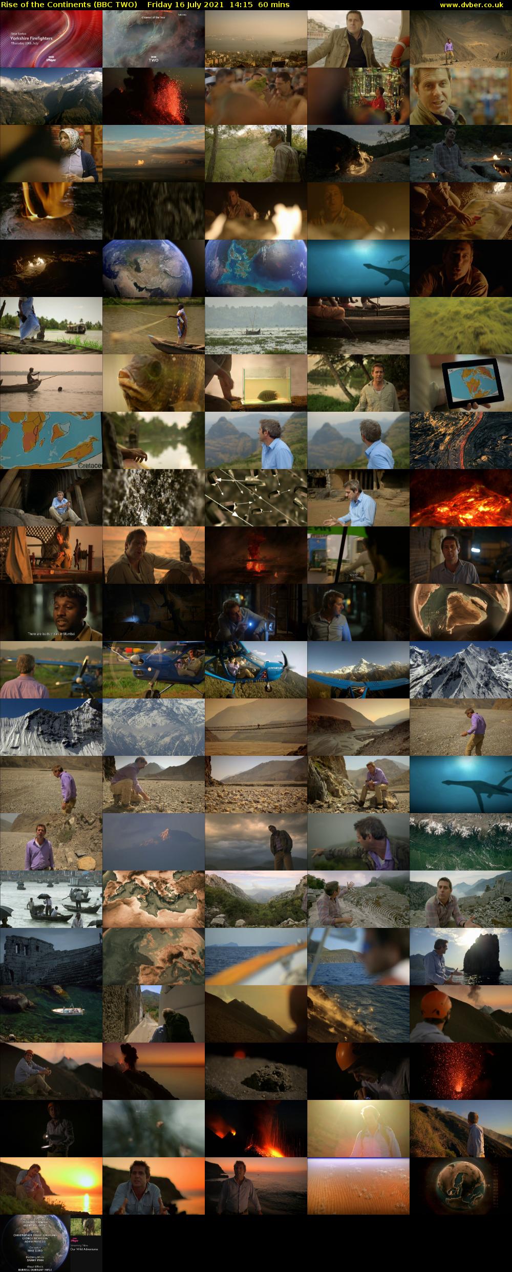 Rise of the Continents (BBC TWO) Friday 16 July 2021 14:15 - 15:15
