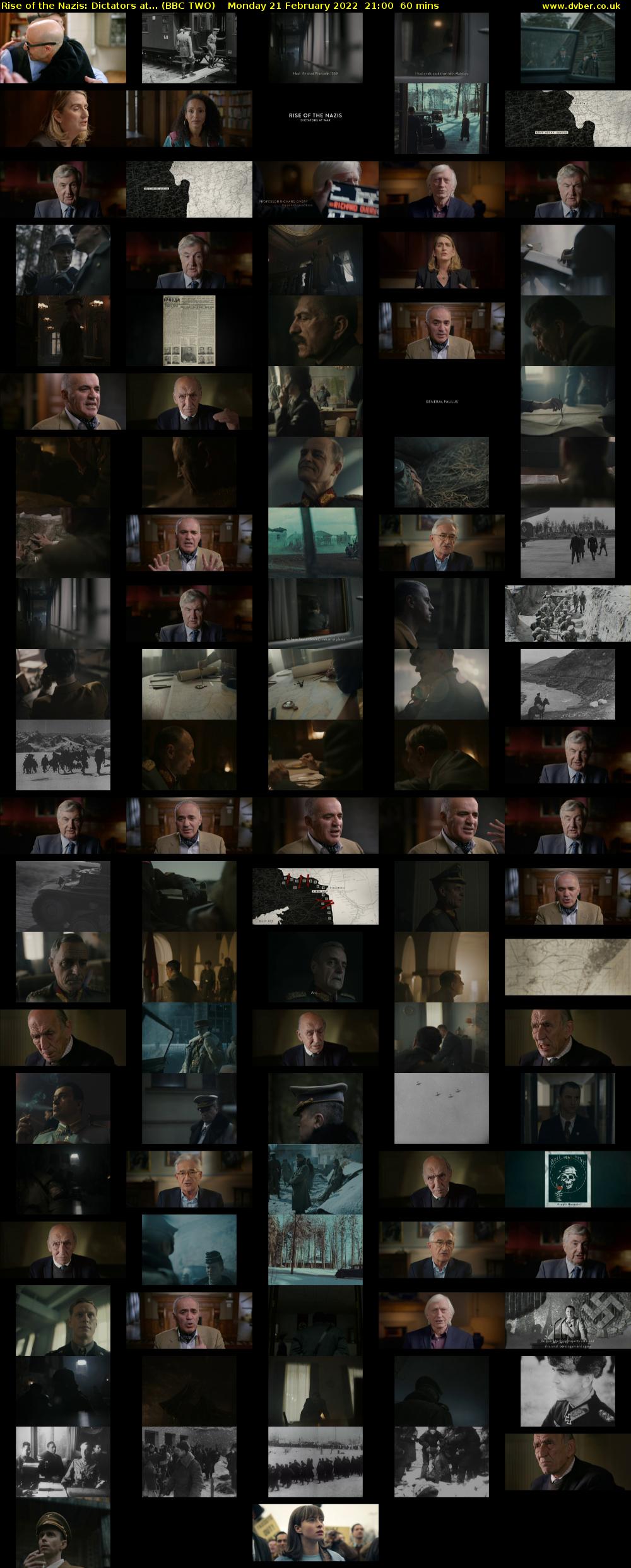 Rise of the Nazis: Dictators at... (BBC TWO) Monday 21 February 2022 21:00 - 22:00