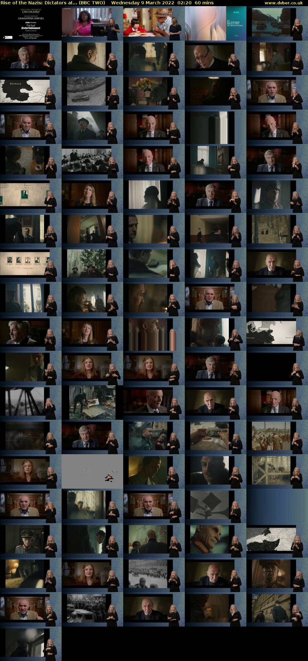 Rise of the Nazis: Dictators at... (BBC TWO) Wednesday 9 March 2022 02:20 - 03:20