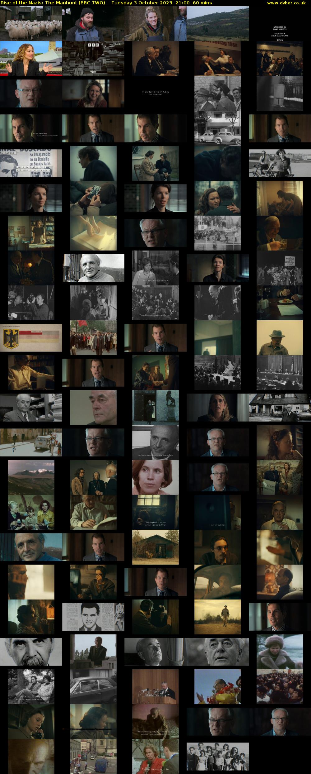 Rise of the Nazis: The Manhunt (BBC TWO) Tuesday 3 October 2023 21:00 - 22:00