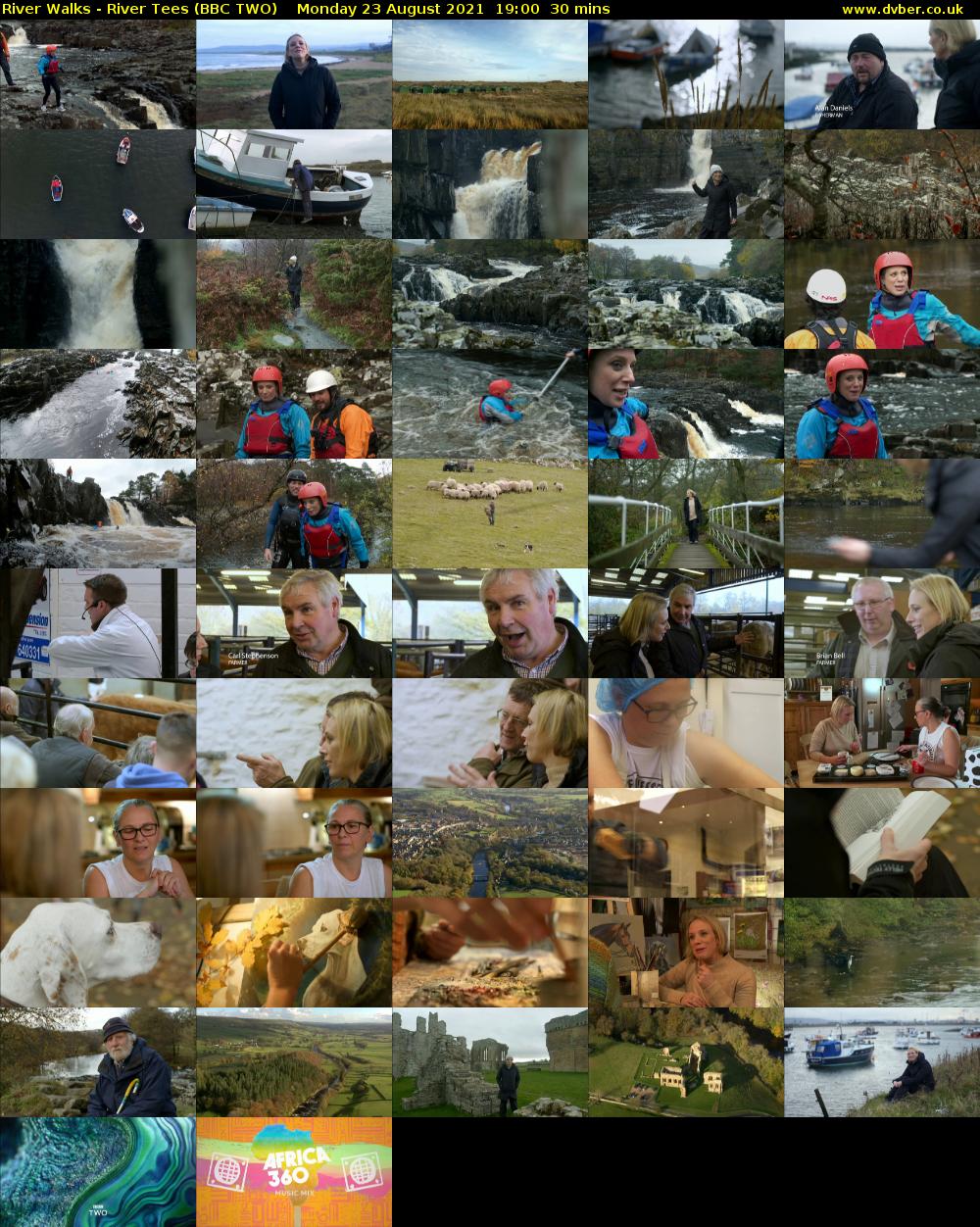 River Walks - River Tees (BBC TWO) Monday 23 August 2021 19:00 - 19:30