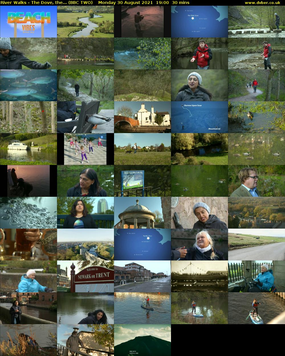 River Walks - The Dove, the... (BBC TWO) Monday 30 August 2021 19:00 - 19:30