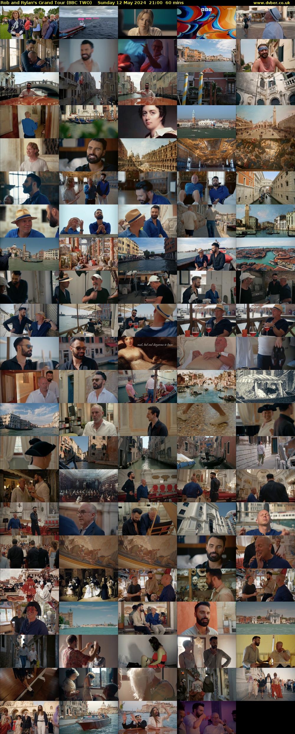 Rob and Rylan's Grand Tour (BBC TWO) Sunday 12 May 2024 21:00 - 22:00