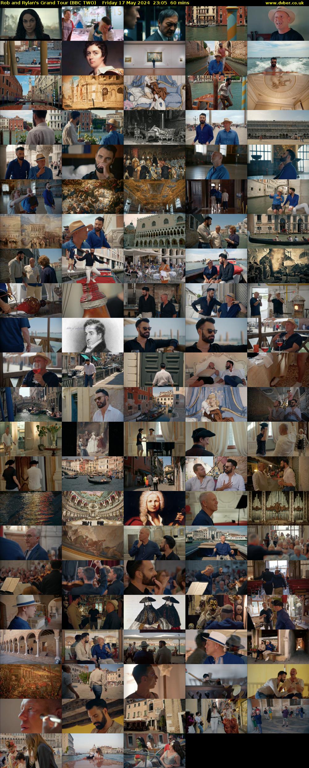 Rob and Rylan's Grand Tour (BBC TWO) Friday 17 May 2024 23:05 - 00:05