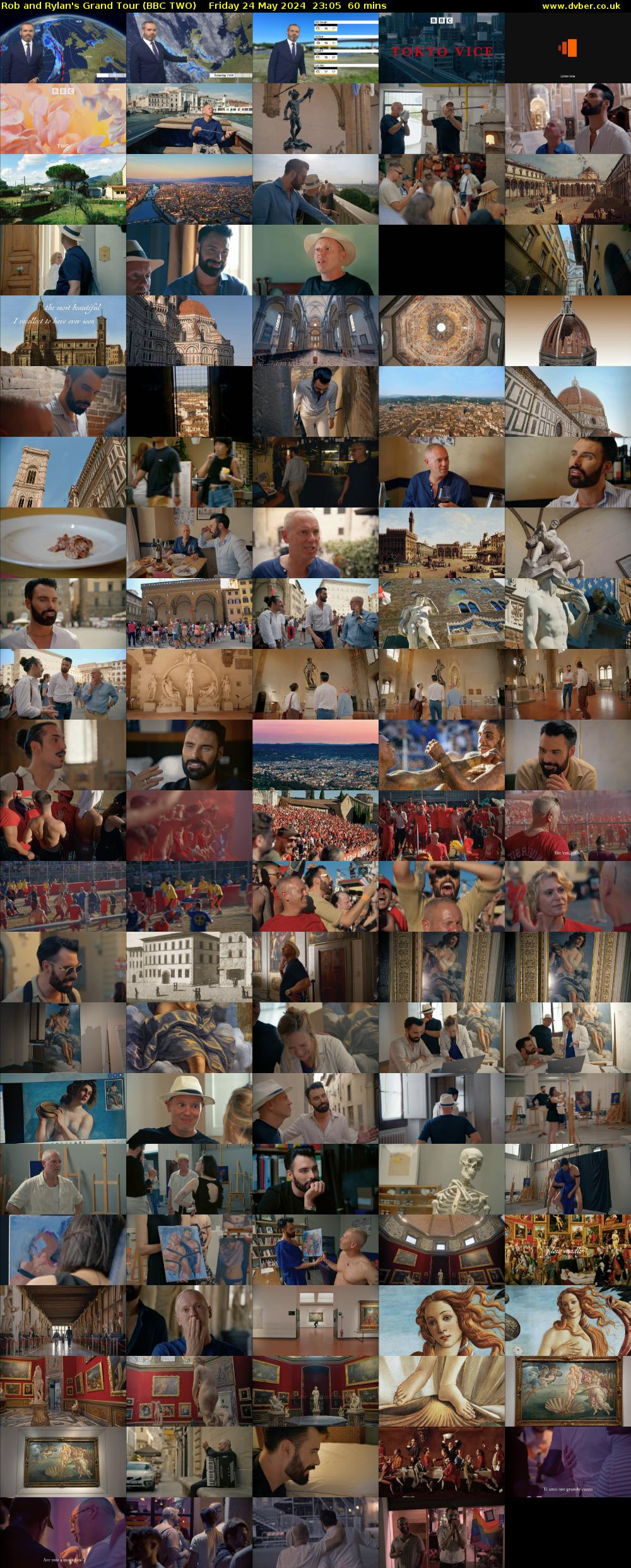 Rob and Rylan's Grand Tour (BBC TWO) Friday 24 May 2024 23:05 - 00:05