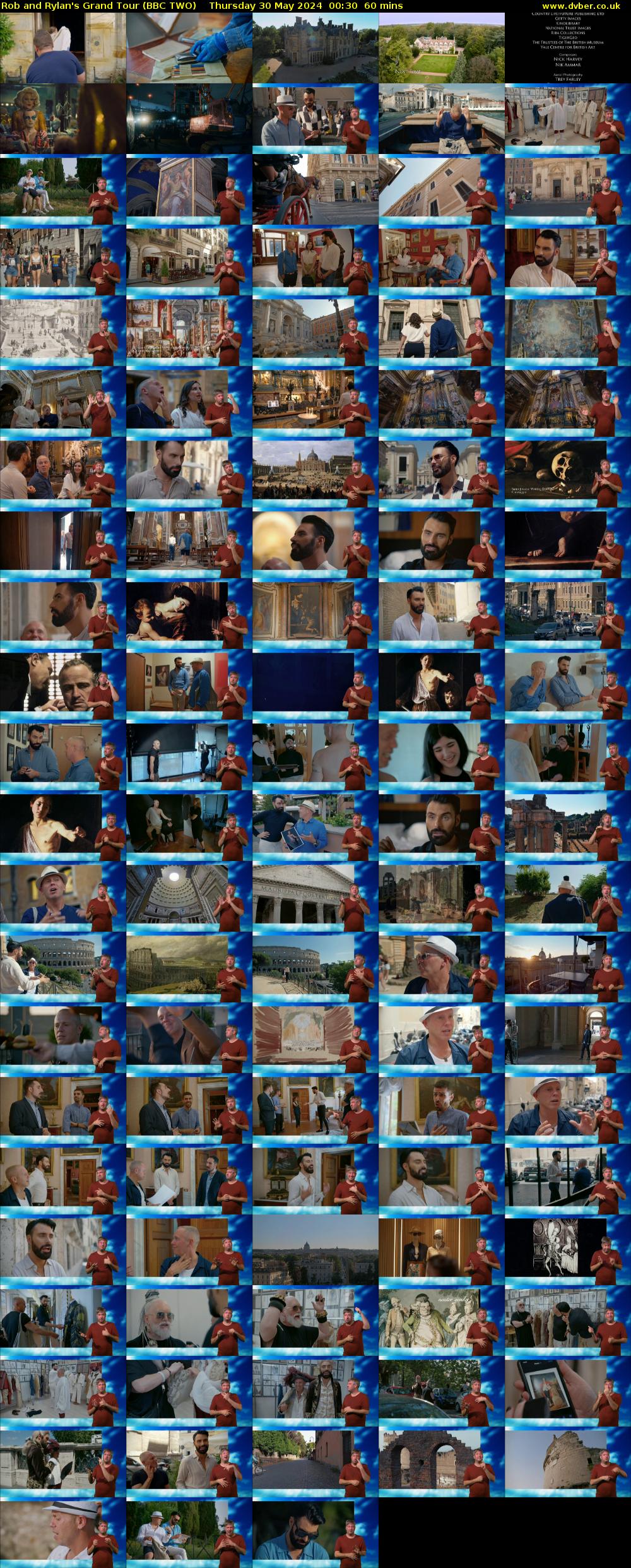 Rob and Rylan's Grand Tour (BBC TWO) Thursday 30 May 2024 00:30 - 01:30