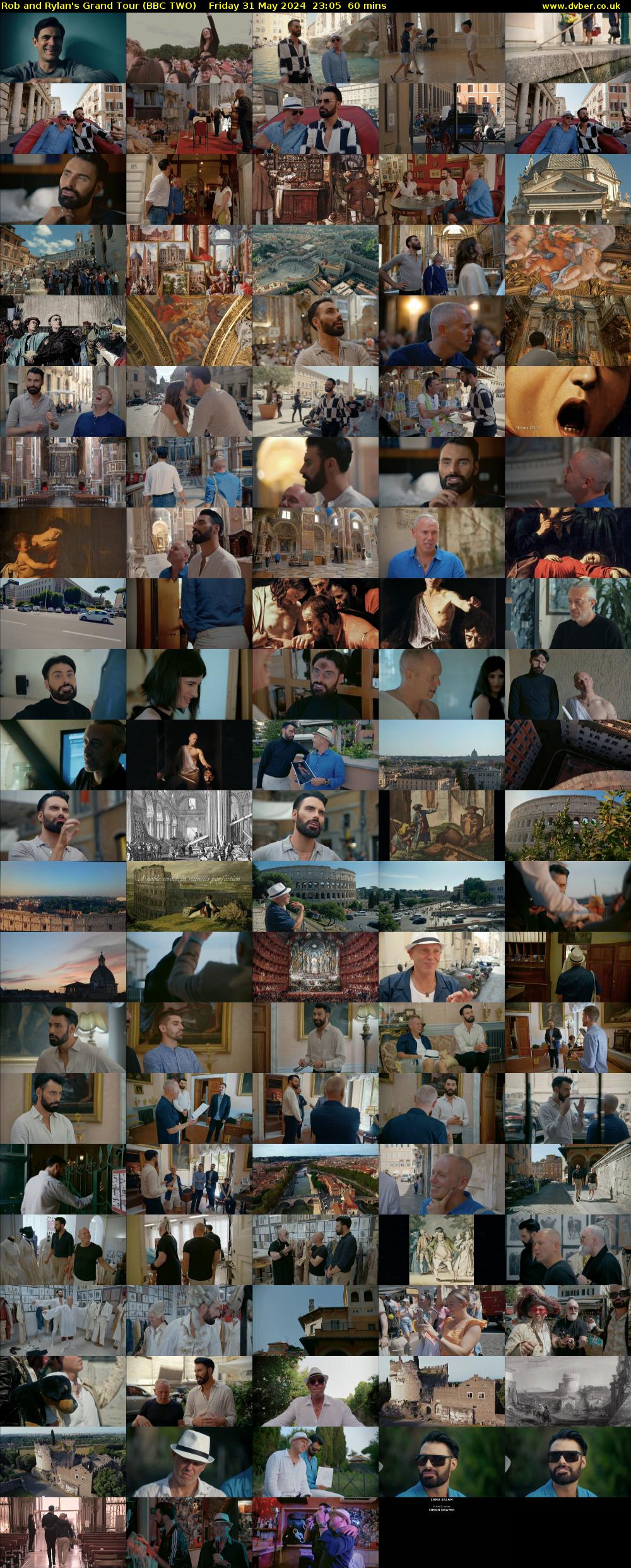Rob and Rylan's Grand Tour (BBC TWO) Friday 31 May 2024 23:05 - 00:05
