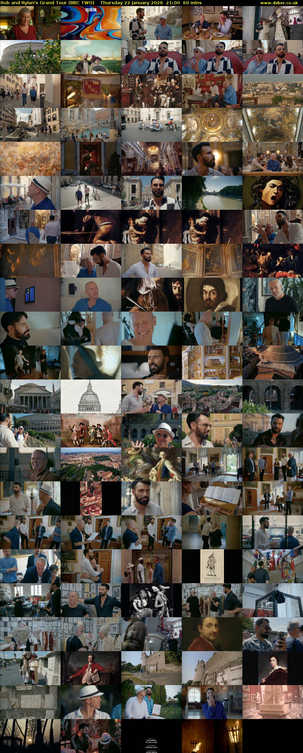 Rob and Rylan's Grand Tour (BBC TWO) Thursday 22 January 2026 21:00 - 22:00