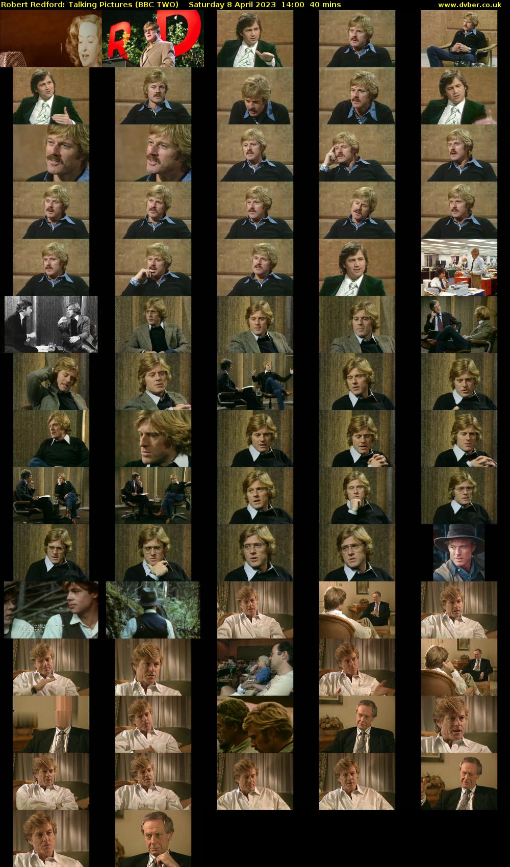 Robert Redford: Talking Pictures (BBC TWO) Saturday 8 April 2023 14:00 - 14:40