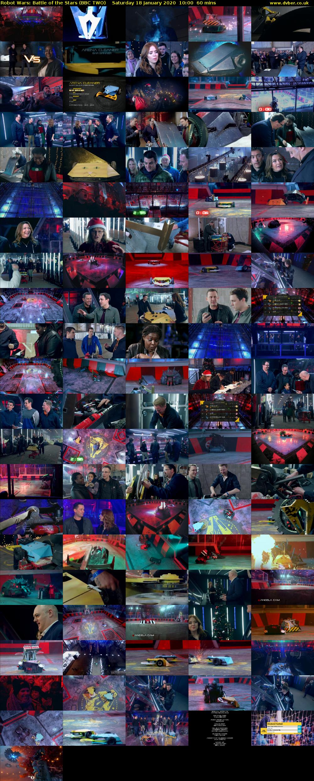 Robot Wars: Battle of the Stars (BBC TWO) Saturday 18 January 2020 10:00 - 11:00