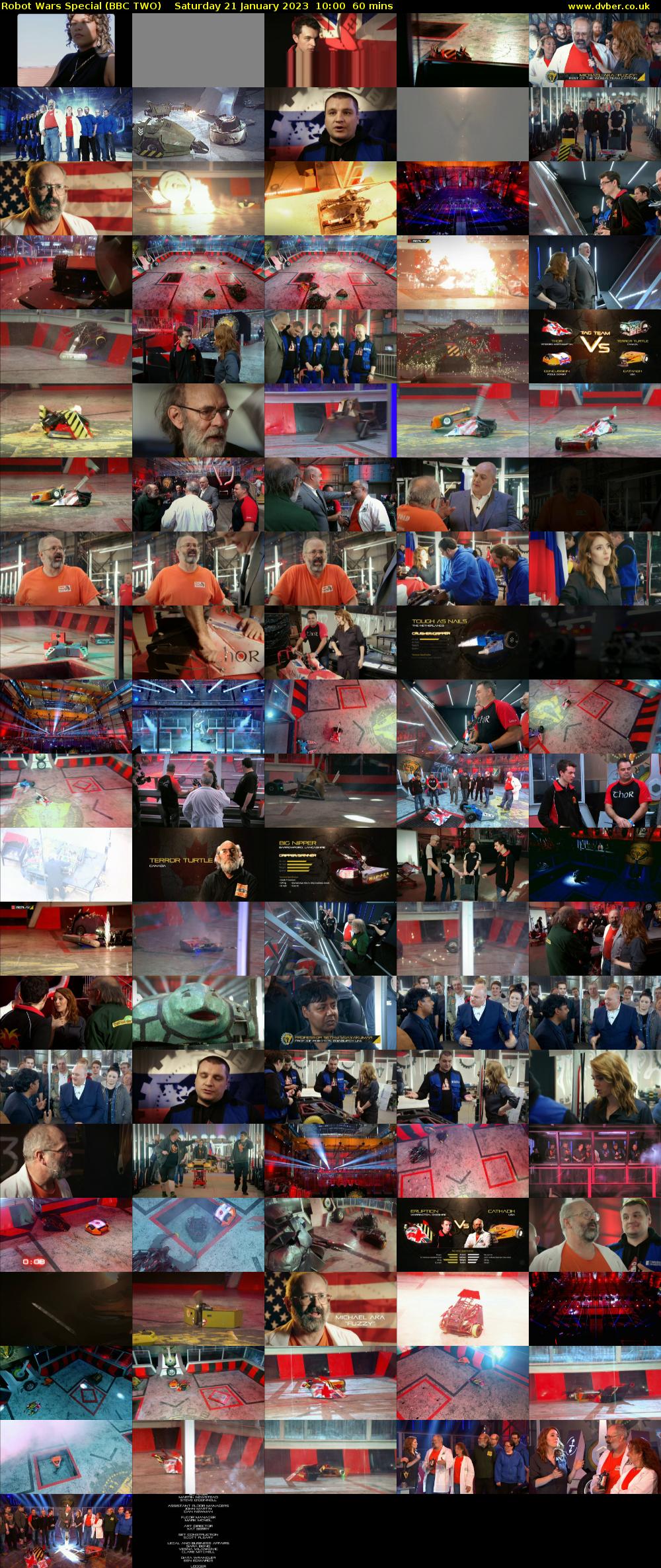 Robot Wars Special (BBC TWO) Saturday 21 January 2023 10:00 - 11:00