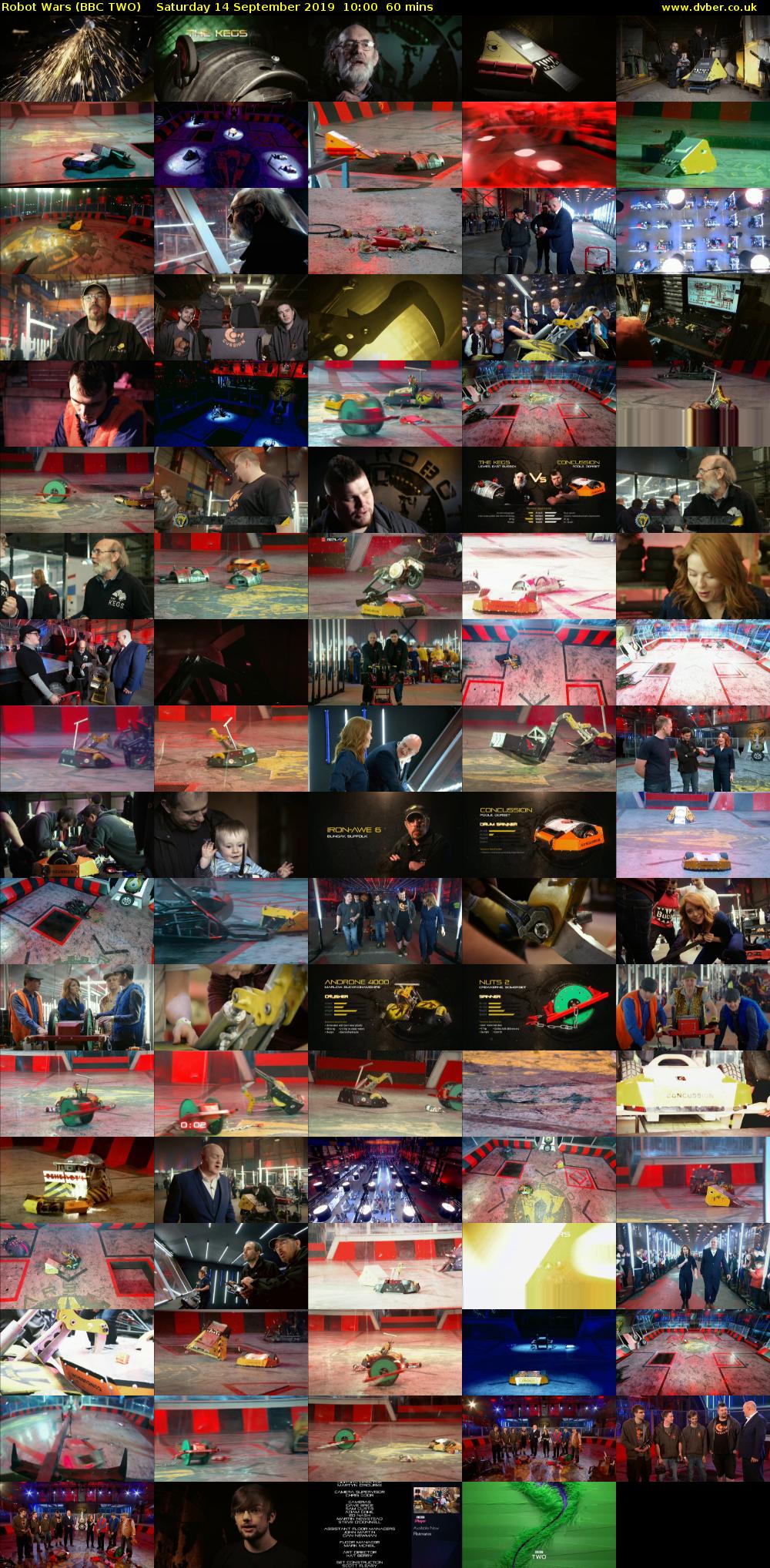 Robot Wars (BBC TWO) Saturday 14 September 2019 10:00 - 11:00