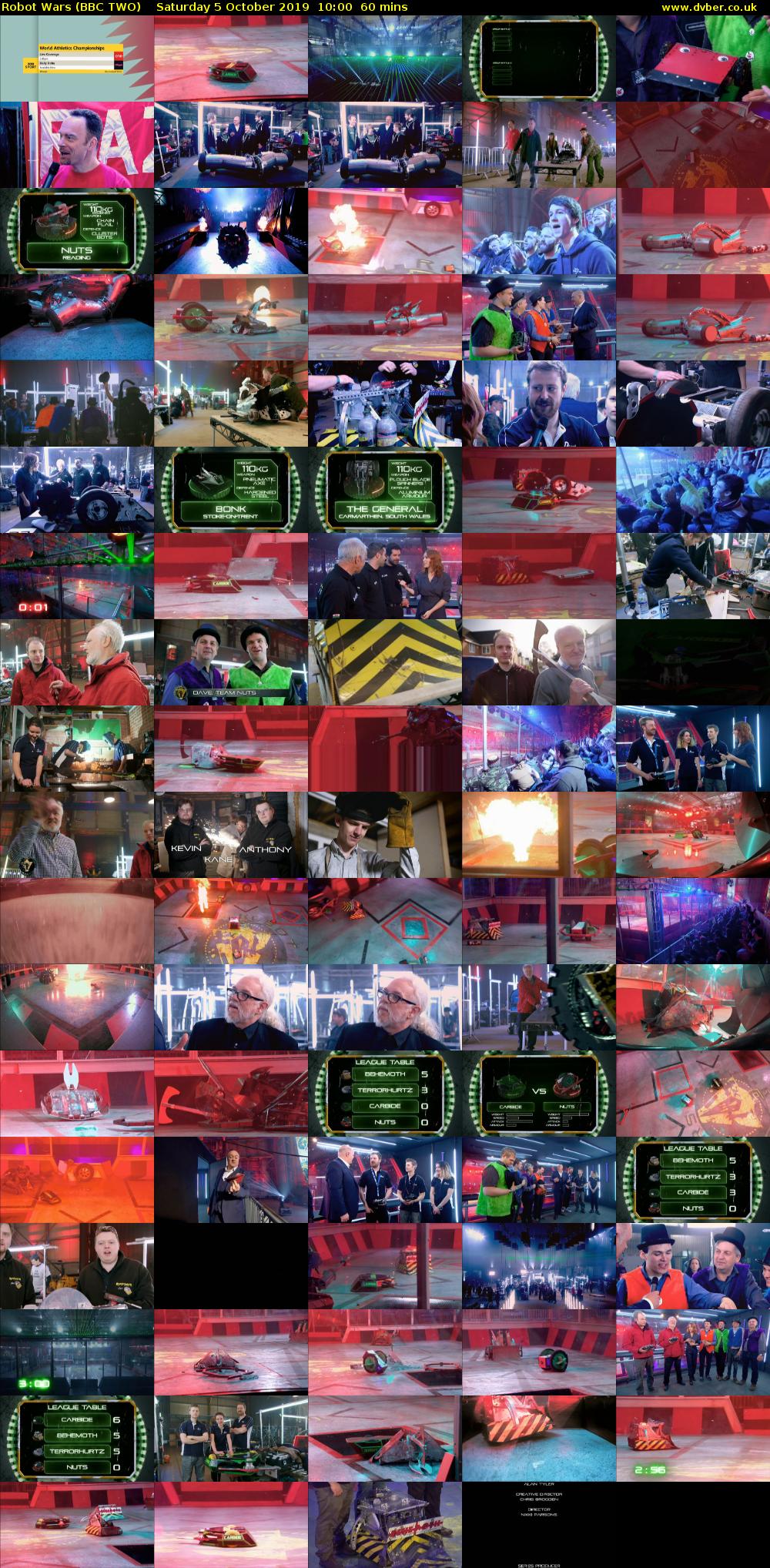 Robot Wars (BBC TWO) Saturday 5 October 2019 10:00 - 11:00