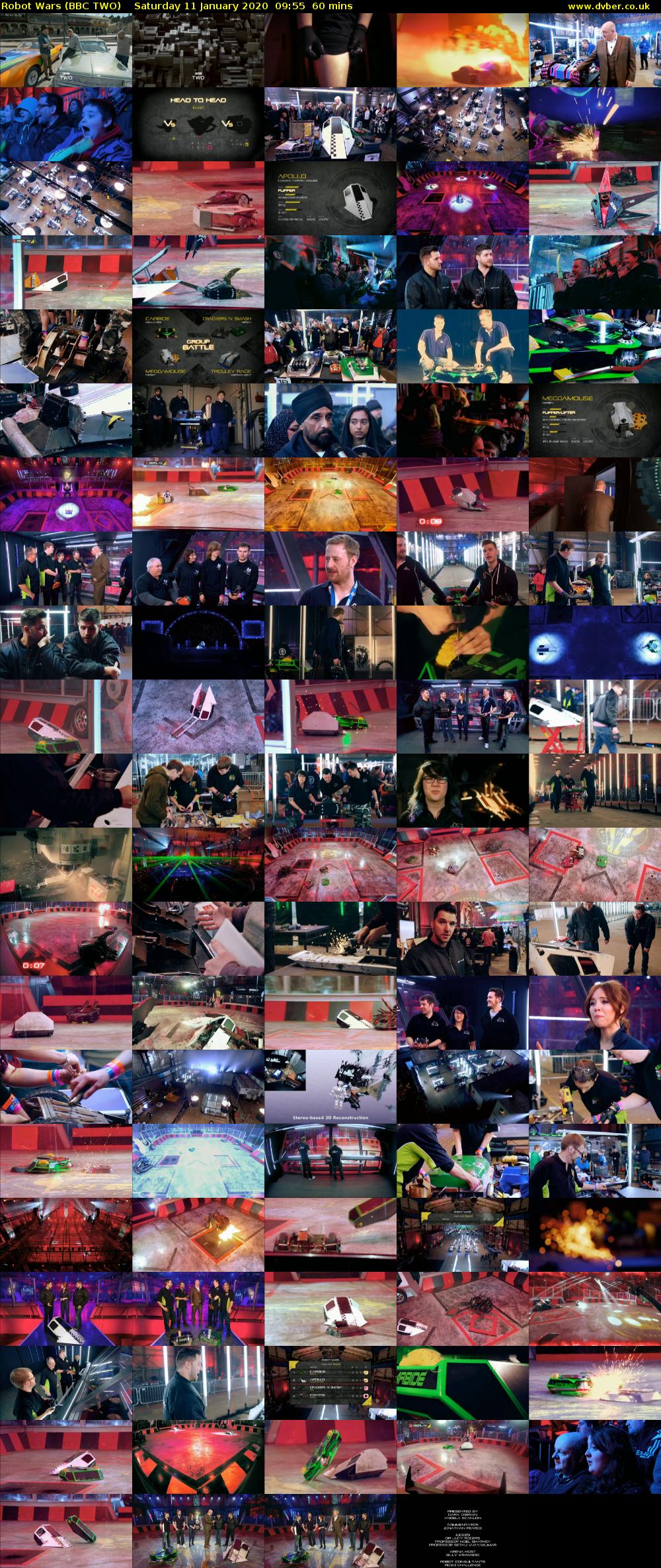 Robot Wars (BBC TWO) Saturday 11 January 2020 09:55 - 10:55