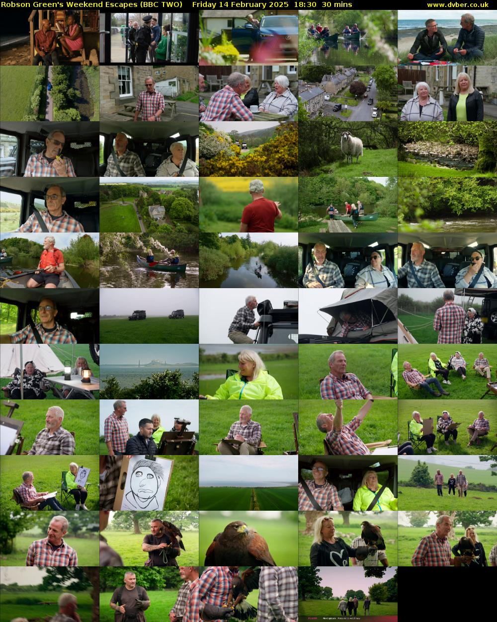 Robson Green's Weekend Escapes (BBC TWO) Friday 14 February 2025 18:30 - 19:00